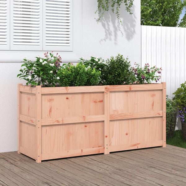 vidaXL Garden Planter 150x50x70 cm Solid Wood Douglas