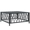 vidaXL 4 Piece Garden Lounge Set with Cushions Anthracite Steel