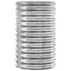 vidaXL Garden Raised Bed Galvanised Steel 114x40x68 cm Silver