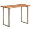 vidaXL Dining Table 110x50x76 cm Solid Wood Acacia