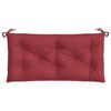 vidaXL Garden Bench Cushion Wine Red 100x50x7cm Oxford Fabric