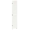 vidaXL Room Divider 6 Panels White Solid Wood Paulownia