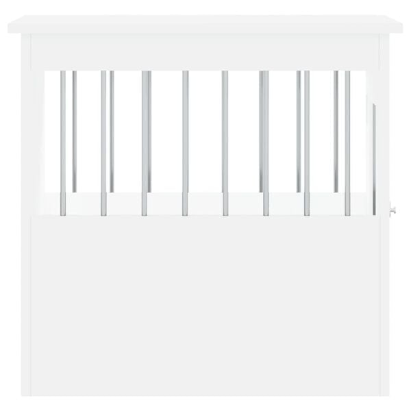vidaXL Dog Crate Furniture White 45x62x59 cm Engineered Wood