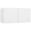 vidaXL Hanging TV Cabinet White 60x30x30 cm