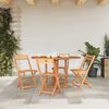 vidaXL Folding Butterfly Garden Table 120x70x75 cm Solid Teak Wood