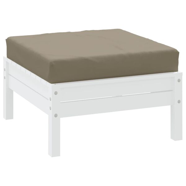 vidaXL Pallet Cushion Taupe 60x60x6 cm Oxford Fabric