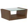 vidaXL 8 Piece Garden Lounge Set with Cushions Poly Rattan Brown