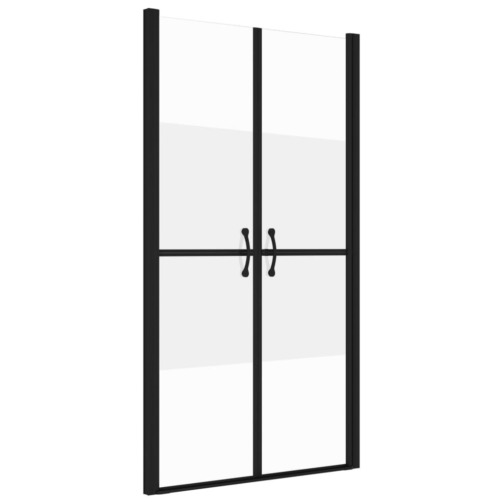 vidaXL Shower Door Half Frosted ESG (68-71)x190 cm