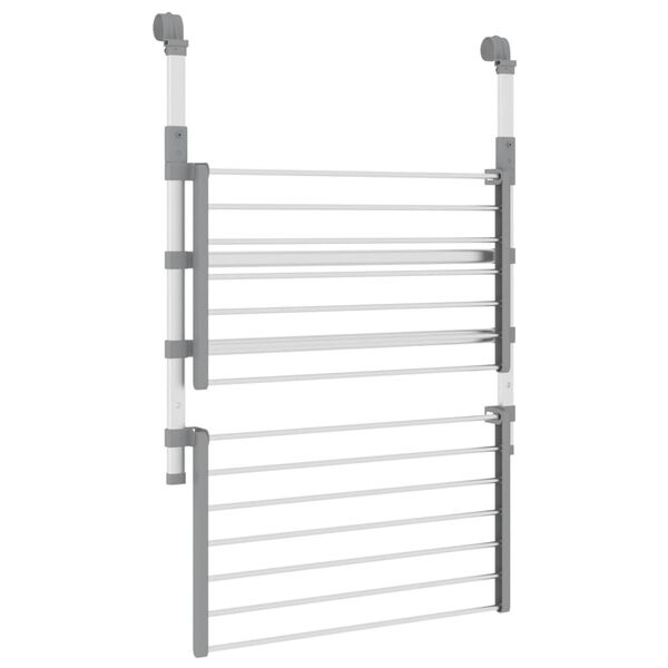 vidaXL Drying Rack for Balcony 54x25x42 cm Aluminium