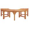 vidaXL Tree Bench 2 pcs Natural 160 x 80 x 45cm Solid Eucalyptus Wood