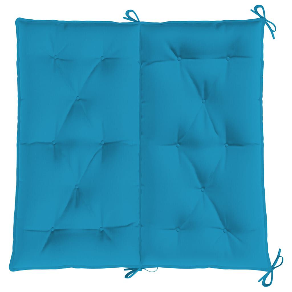 vidaXL Garden Bench Cushion Light Blue 100x(50+50)x7cm Oxford Fabric