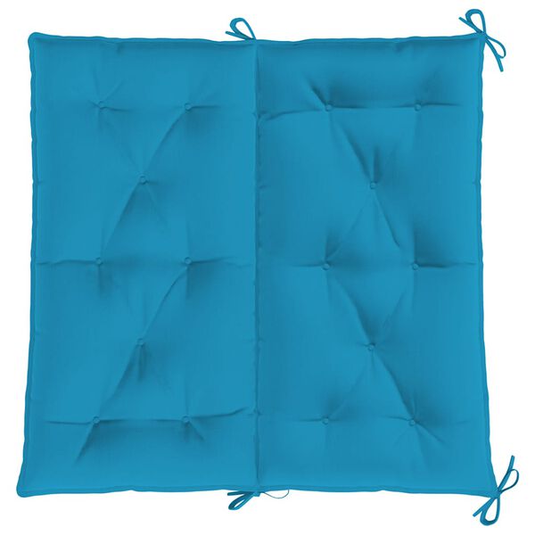 vidaXL Garden Bench Cushion Light Blue 100x(50+50)x7cm Oxford Fabric