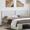vidaXL Metal Replace Headboard White 193 cm