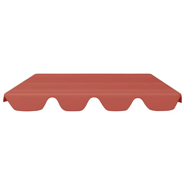 vidaXL Replacement Canopy for Garden Swing Terracotta 150/130x105/70cm