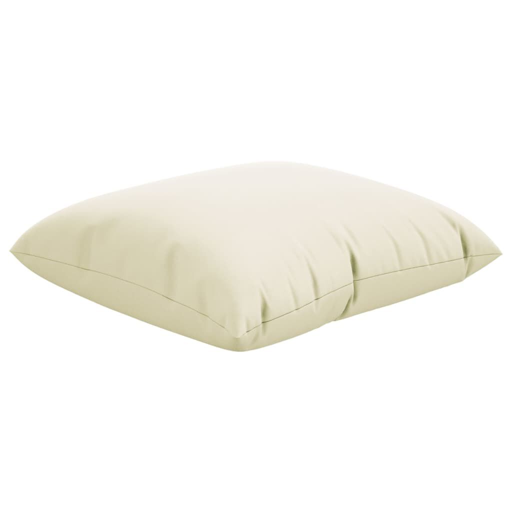 vidaXL Sofa Cushions 4 pcs Cream 50x50 cm Fabric