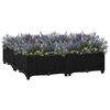 vidaXL Raised Bed 80x80x23 cm Polypropylene