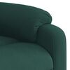 vidaXL Electric Massage Recliner Chair Dark Green Velvet