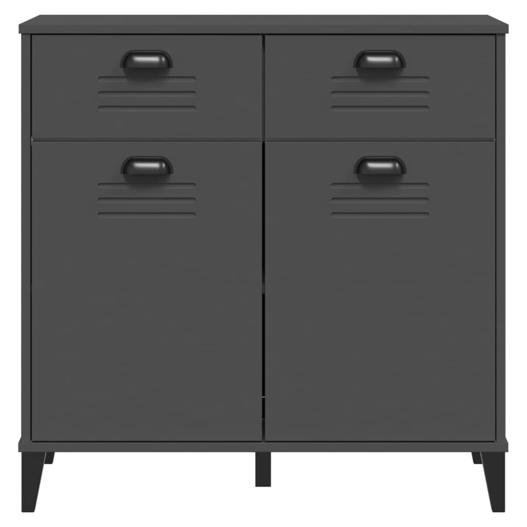 vidaXL Sideboard VIKEN Anthracite Grey 80x40x80 cm Engineered Wood