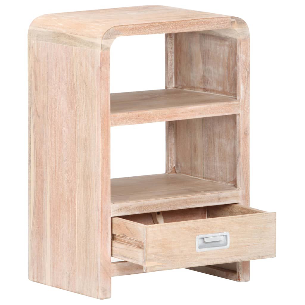 vidaXL Bedside Table 40x30x60 cm Solid Acacia Wood