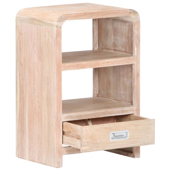 vidaXL Bedside Table 40x30x60 cm Solid Acacia Wood