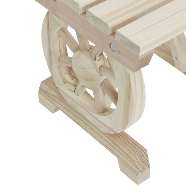 vidaXL Garden Bench 115 cm Solid Wood Fir