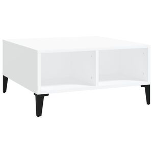 vidaXL Coffee Table White 60x60x30 cm Engineered Wood
