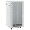 vidaXL Network Cabinet with Storage Grey 600 x 600 x 1200 mm Steel