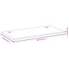 vidaXL Desk Top 80x40x1.5 cm Bamboo
