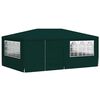 vidaXL Professional Party Tent with Side Walls 4x6 m Green 90 g/m?