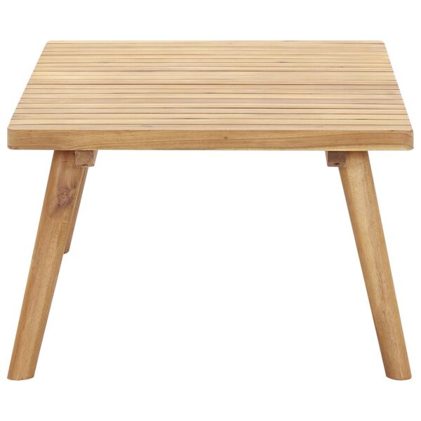 vidaXL 4 Piece Garden Lounge Set with Cushions Solid Acacia Wood