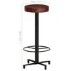 vidaXL Bar Stools 2 pcs 76 cm Real Leather