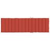 vidaXL Sun Lounger Cushion Melange Red 200x60x4 cm Fabric