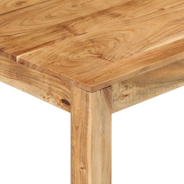 vidaXL Coffee Table 80x80x40 cm Solid Acacia Wood
