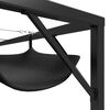 vidaXL Garden Gazebo with Retractable Roof Canopy 3x3 m Anthracite