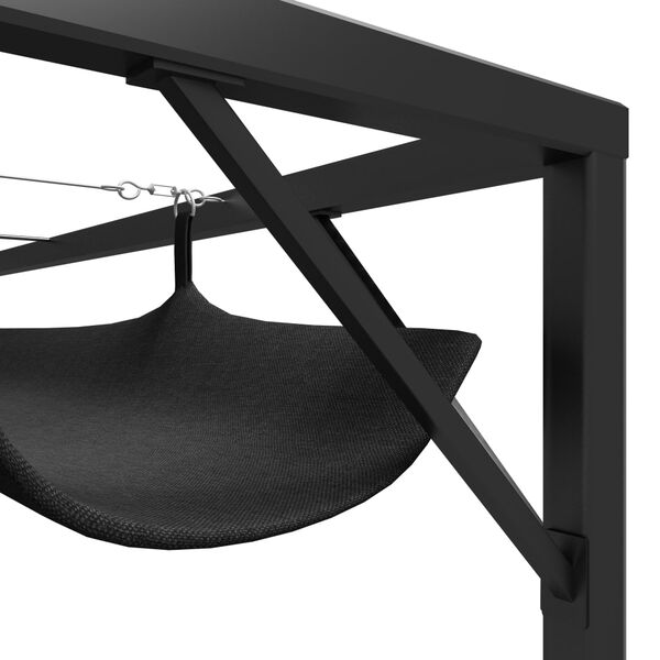 vidaXL Garden Gazebo with Retractable Roof Canopy 3x3 m Anthracite
