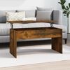 vidaXL Coffee Table Smoked Oak 102x50.5x52.5 cm Engineered Wood