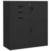 vidaXL Office Cabinet Anthracite 90x40x102 cm Steel
