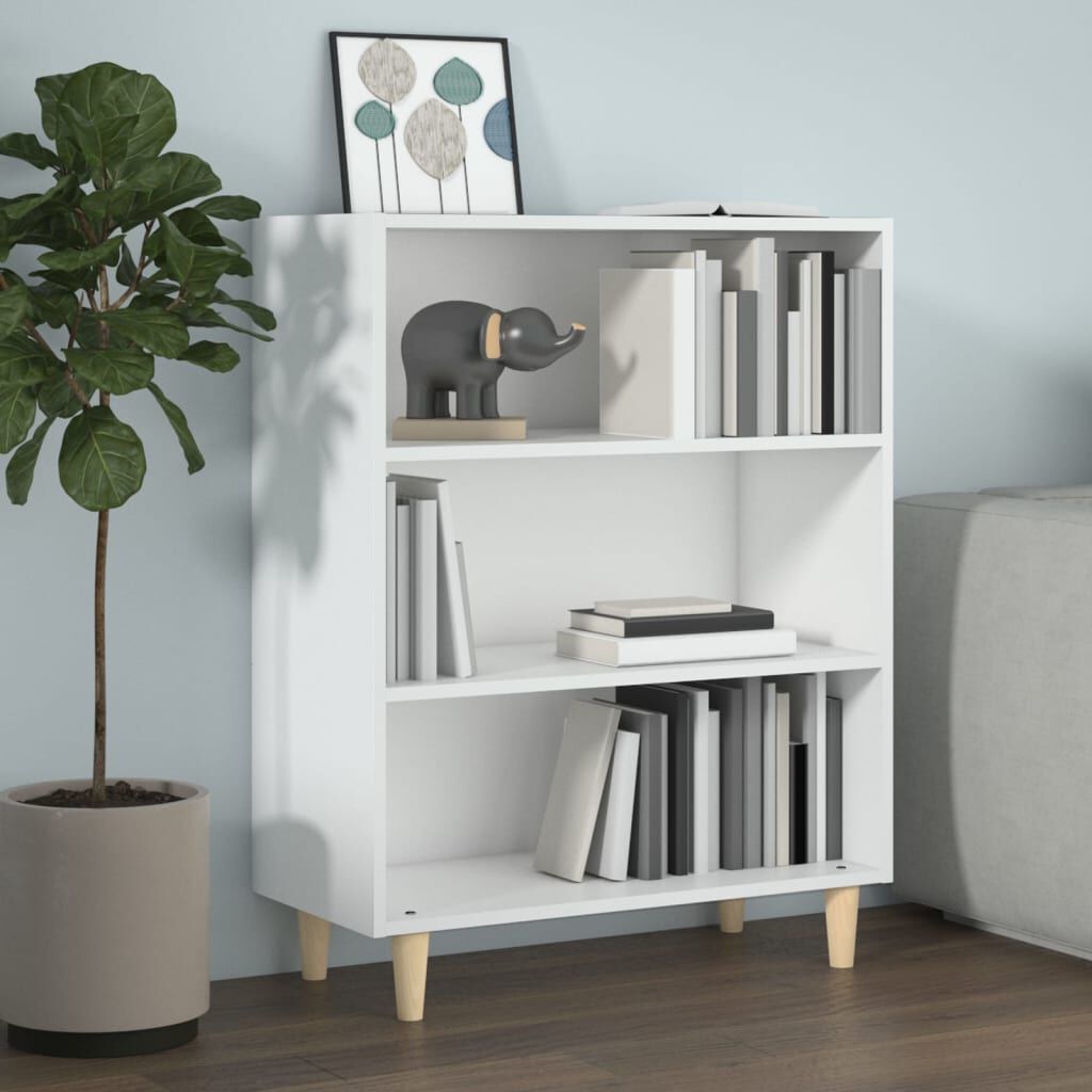 vidaXL Sideboard High Gloss White 69.5x32.5x90 cm Engineered Wood