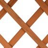 vidaXL Garden Trellis Planter Orange 45x30x74 cm Solid Firwood