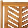 vidaXL Garden Dining Set 5 pcs Brown 150 x 90 x 74 cm