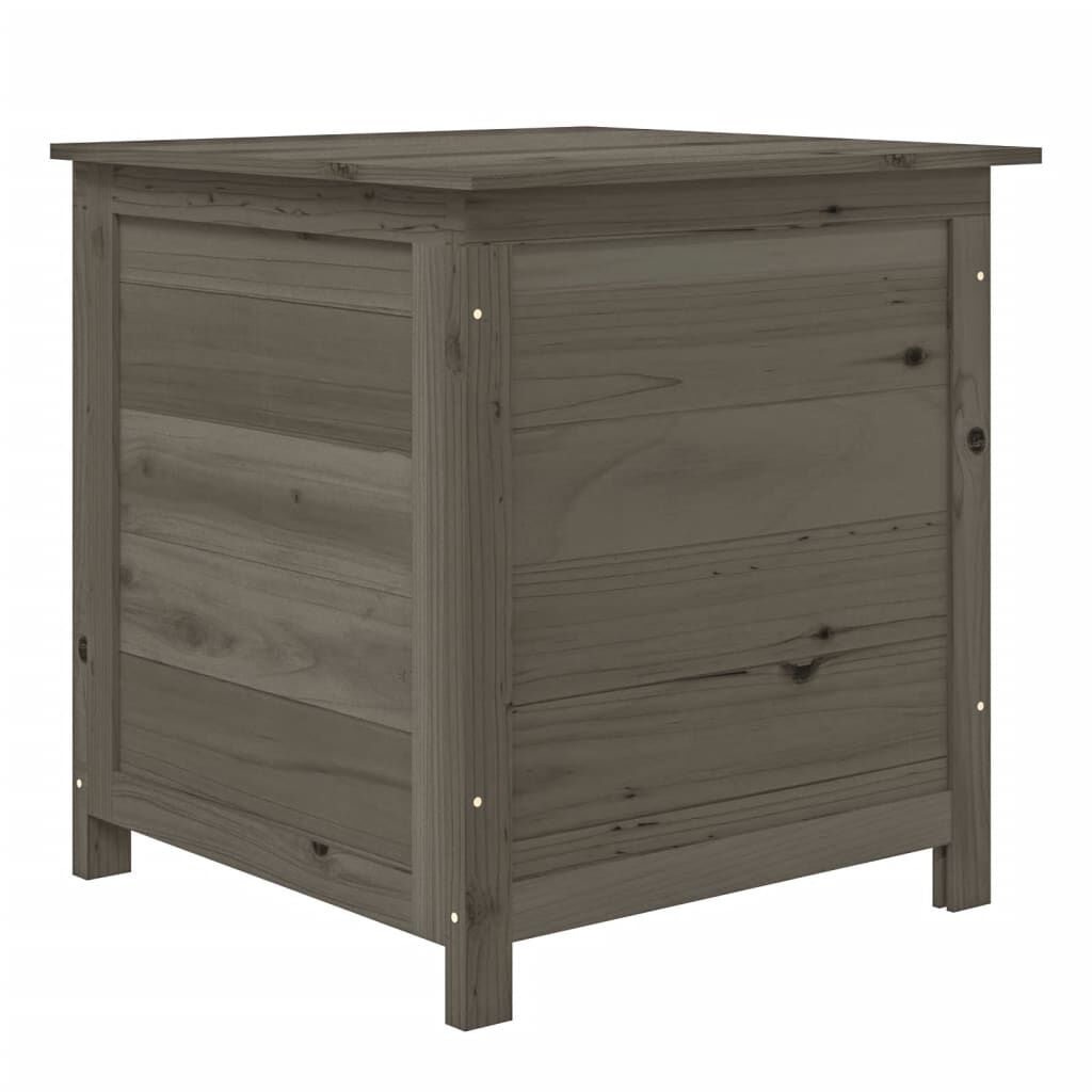 vidaXL Outdoor Cushion Box Anthracite 50x50x56 cm Solid Wood Fir