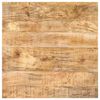 vidaXL Bistro Table Square 70x70x75 cm Rough Mango Wood
