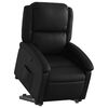 vidaXL Stand up Recliner Chair Black Faux Leather
