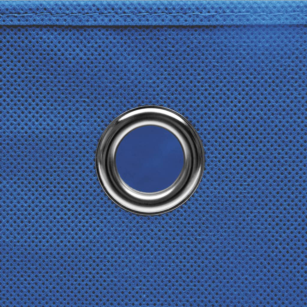 vidaXL Storage Boxes 4 pcs Non-woven Fabric 28x28x28 cm Blue