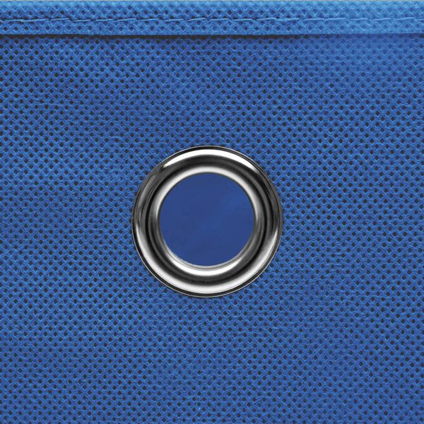 vidaXL Storage Boxes 4 pcs Non-woven Fabric 28x28x28 cm Blue