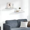 vidaXL Floating Wall Shelves 2 pcs Concrete Grey 50x23x3.8 cm MDF