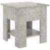 vidaXL Coffee Table Concrete Grey 40x40x42 cm Engineered Wood