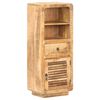 vidaXL Highboard 45x32x110 cm Rough Mango Wood