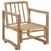 vidaXL Garden Chairs with Cushions 2 pcs Bamboo