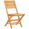 vidaXL 5 Piece Garden Dining Set Solid Wood Teak